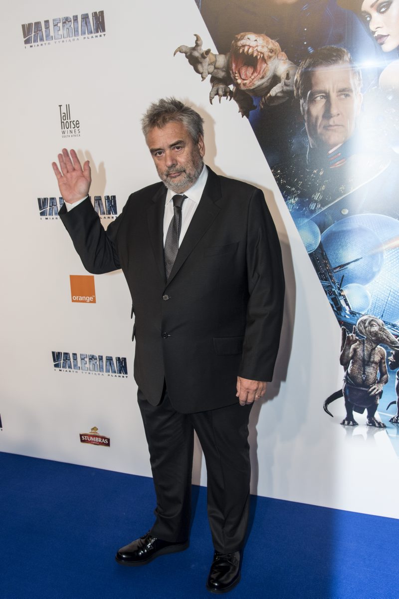 Luc Besson promuje „Valeriana” w Polsce