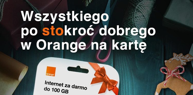 Świąteczna promocja Orange na kartę - grafika