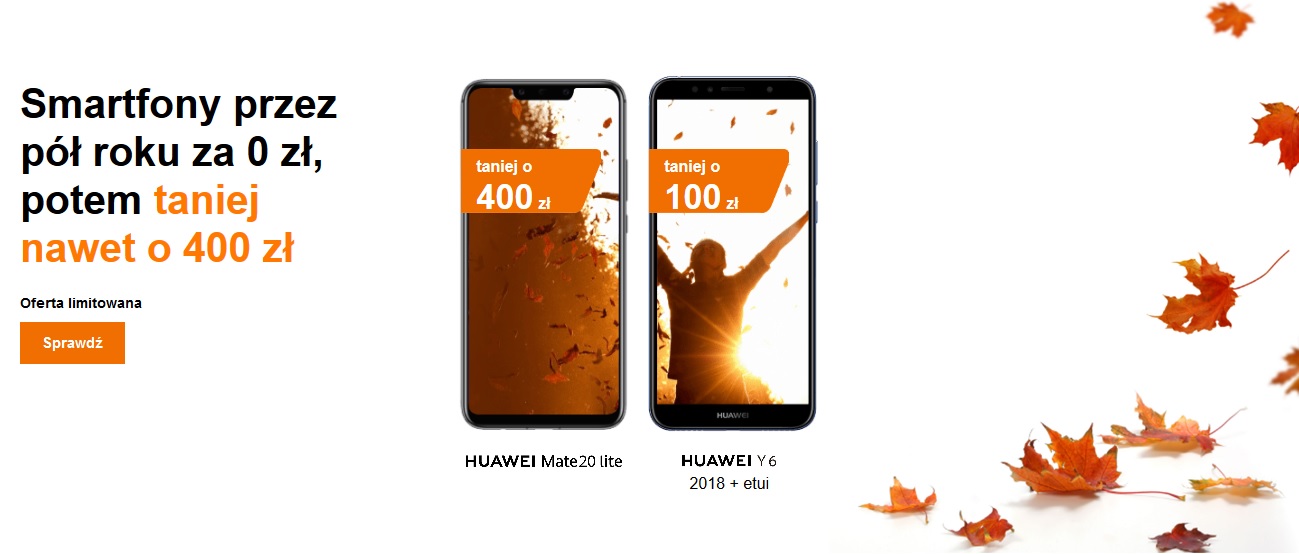 Smartfony Huawei taniej nawet o 400 PLN