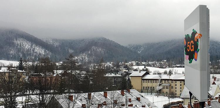Testy 5G Zakopane - grafika ilustracyjna
