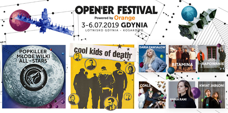 Cool Kids of Death, Popkiller Młode Wilki All-Stars i inni – silna polska reprezentacja na Open’erze!