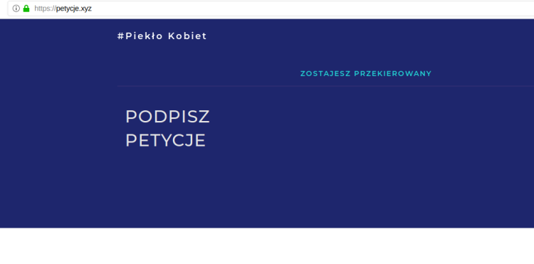 „Petycje”, czyli przekręt