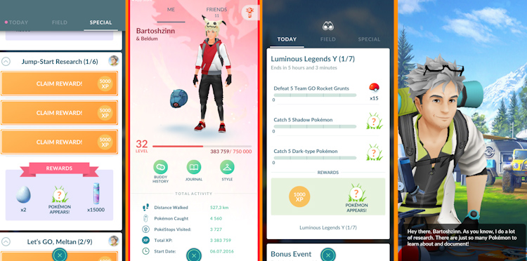 gry mobilne pokemon go wyzwania