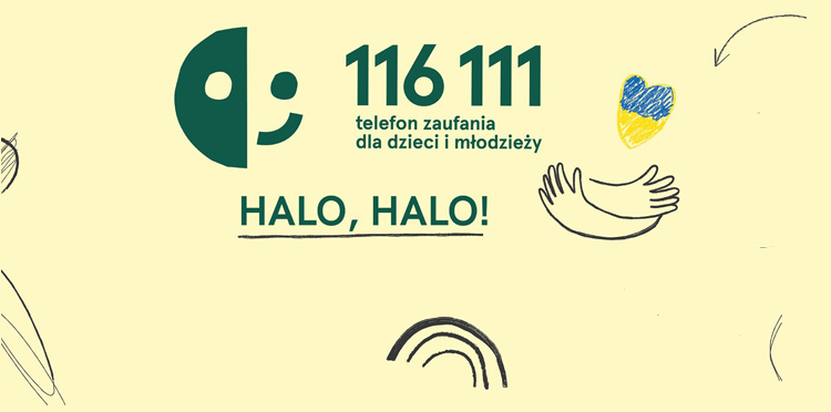 Pierwsze rozmowy w telefonie zaufania dla dzieci z Ukrainy