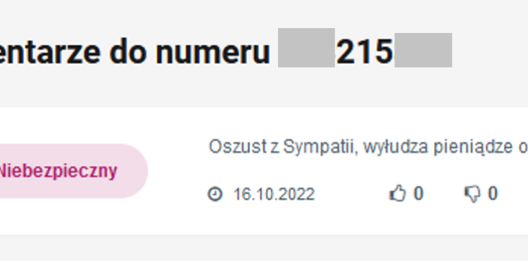 Randka? Nie. To oszust.