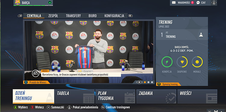 fifa 23 tryb menadzerski