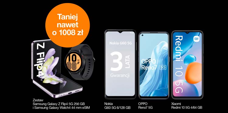 Black Week w Orange: obniżki nawet do 1008 zł
