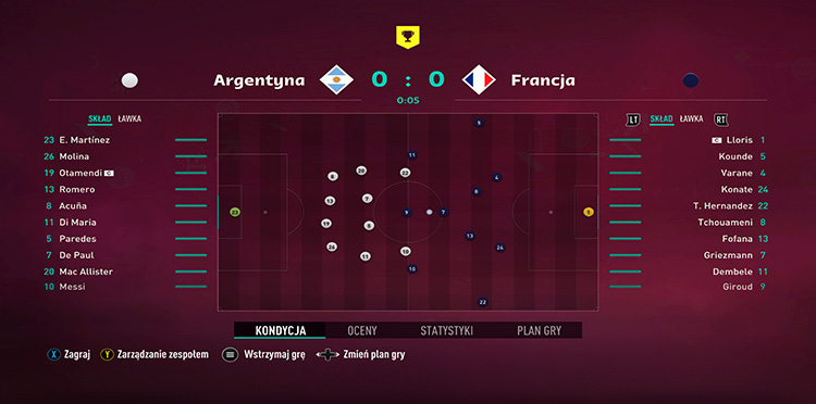 francja argentyna mundial na zywo