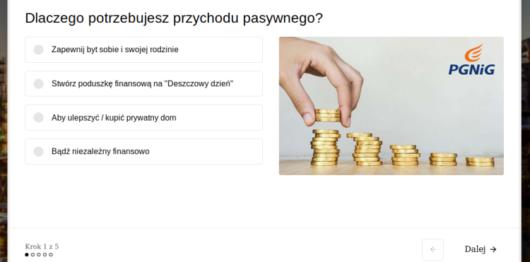 Fałszywe inwestycje - "ankieta"