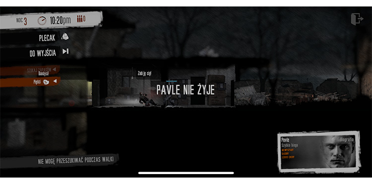 this war of mine śmierć