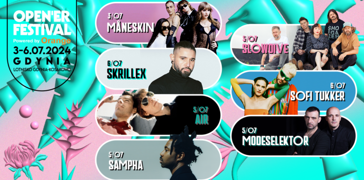 Open’er Festival powered by Orange otwiera trzecią dziesiątkę artystów i artystek tegorocznej edycji
