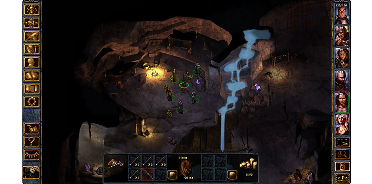 baldurs gate gry retro na telefon