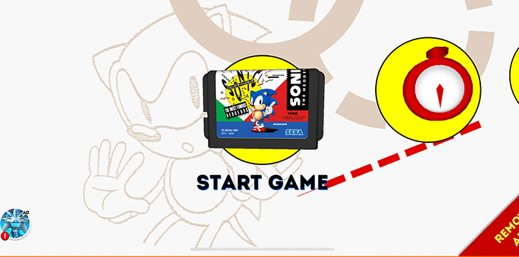 sonic gry retro na telefon