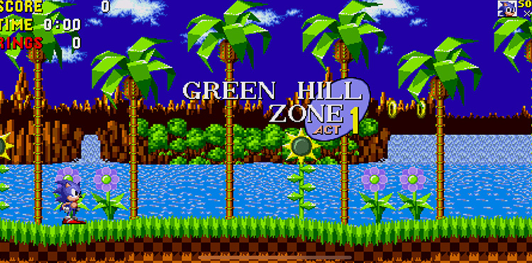 sonic gry retro na telefon 2