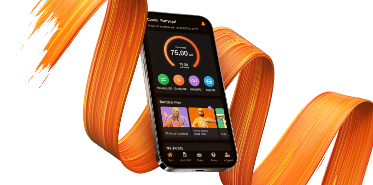 Więcej gigabajtów w Planach Orange Flex