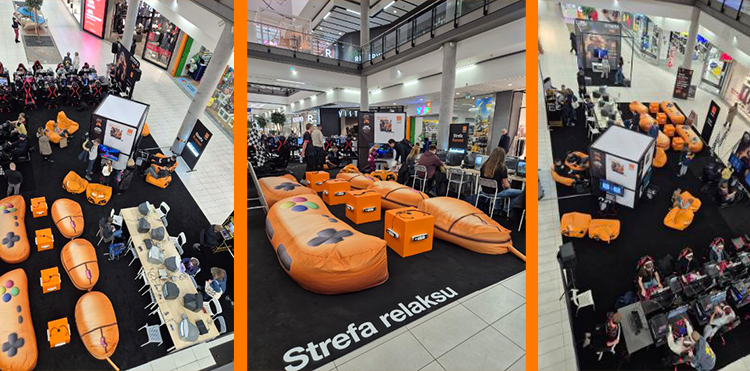 strefa relaksu game zone powred by orange