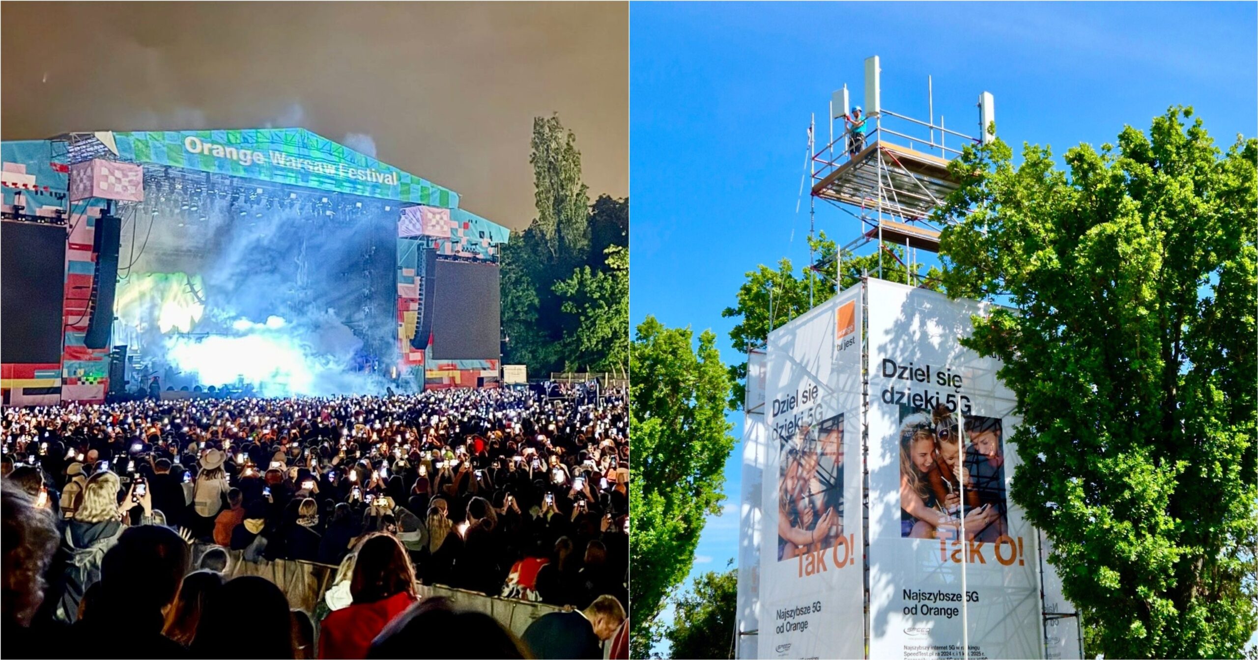Rekordowy ruch sieciowy podczas festiwalu