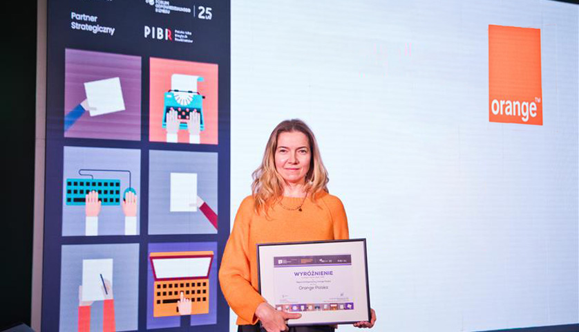Raport zrównoważonego rozwoju Orange z&nbsp;nagrodą