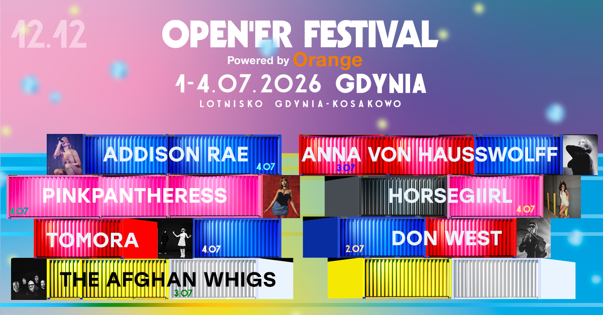 Addison Rae, PinkPantheress, TOMORA i&nbsp;inni na&nbsp;Open’erze 2026