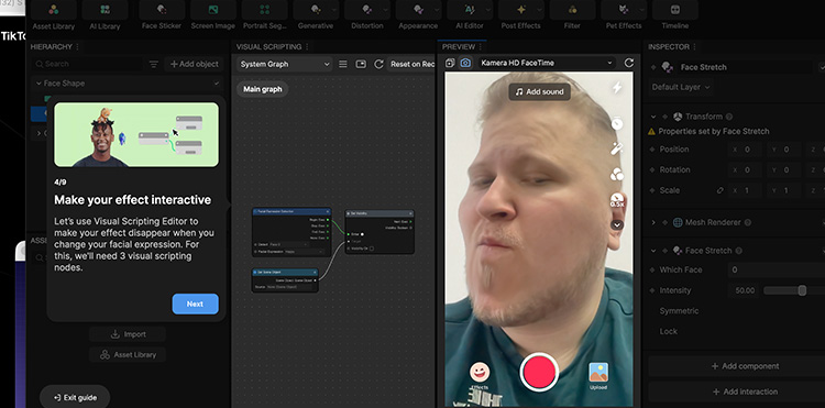 tworzenie gier tiktok